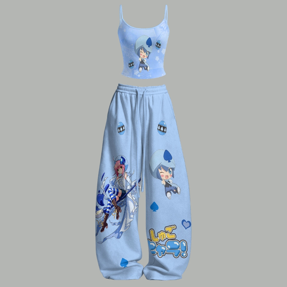 Shugo Chara! Top & Elasticated Trousers Two-Piece Set
