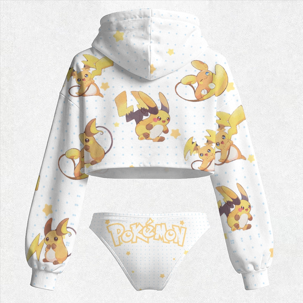 "Pokémon" Women's Hooded Thicken Suit Set