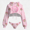 "Demon Slayer" Women's Hooded Thicken Suit Set