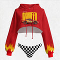 "Cars McQueen" Women's Hooded Thicken Suit Set