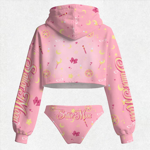 "Sailor Moon" Women's Hooded Thicken Suit Set