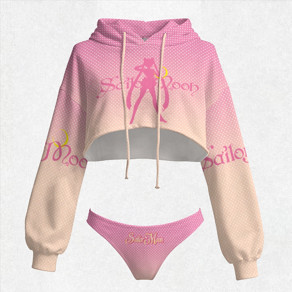 "Sailor Moon" Women's Hooded Thicken Suit Set