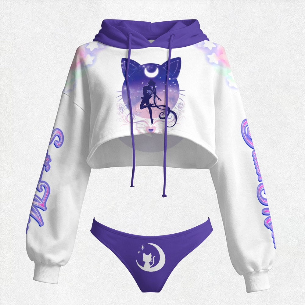 "Sailor Moon" Women's Hooded Thicken Suit Set