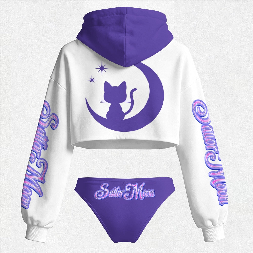 "Sailor Moon" Women's Hooded Thicken Suit Set