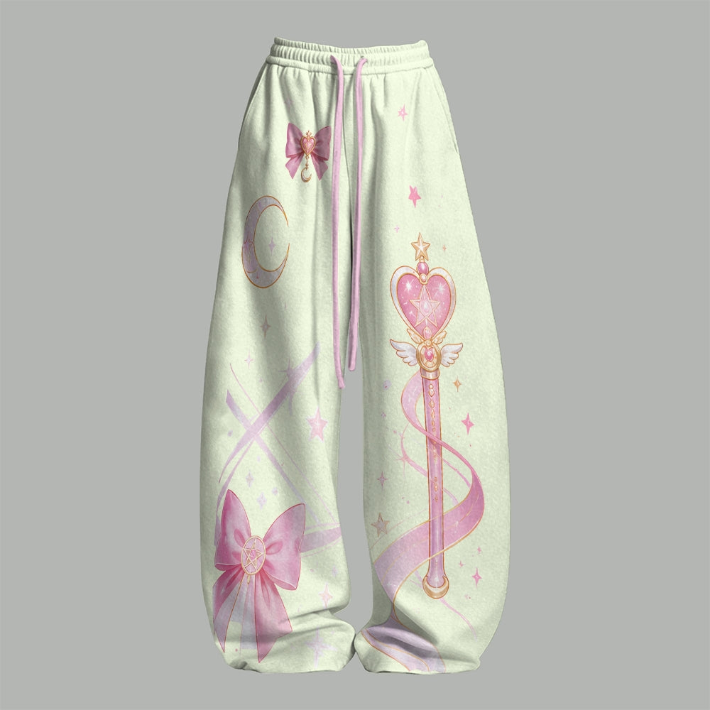 Animescollection Sailor Moon Top & Elasticated Trousers Two-Piece Set