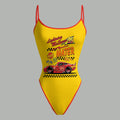 Lightning McQueen Bodysuit & Stretch Denim Shorts Two-Piece Set