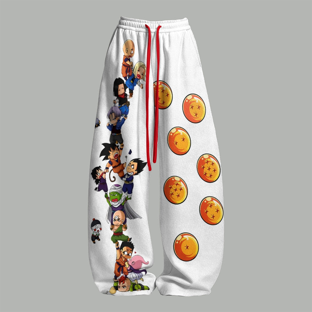 "Dragon Ball" Top & Elasticated Trousers Two-Piece Set