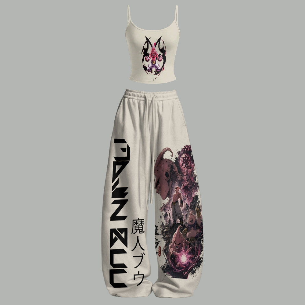 "Dragon Ball" Top & Elasticated Trousers Two-Piece Set