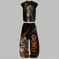 "Dragon Ball" Tank top  & Elasticated Trousers Two-Piece Set