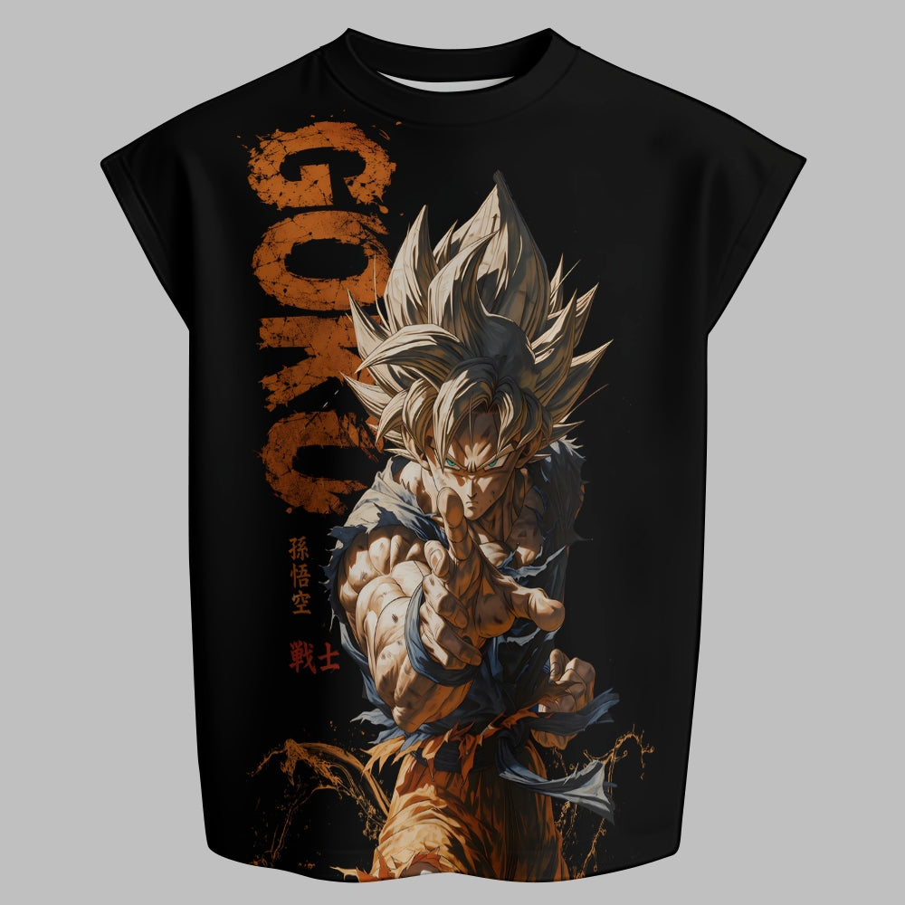 "Dragon Ball" Tank top  & Elasticated Trousers Two-Piece Set