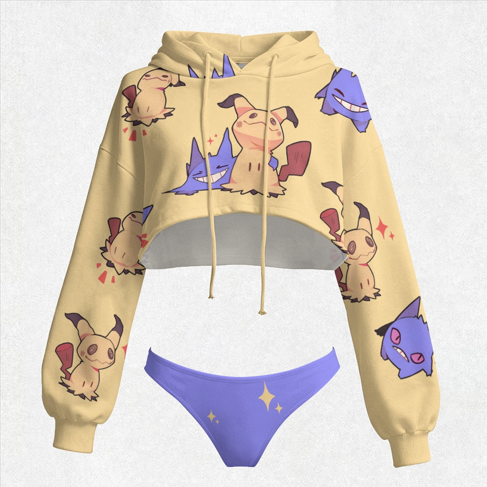 "Pokémon" Women's Hooded Thicken Suit Set