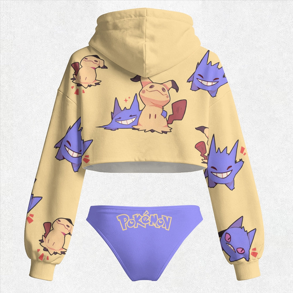 "Pokémon" Women's Hooded Thicken Suit Set