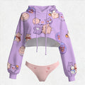 "Pokémon" Women's Hooded Thicken Suit Set
