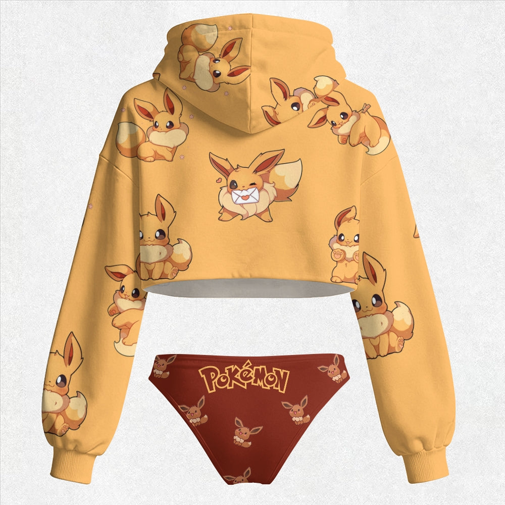 "Pokémon" Women's Hooded Thicken Suit Set