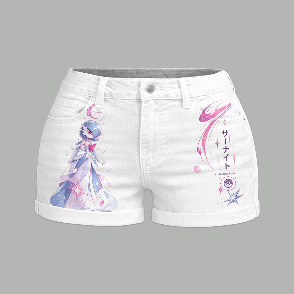 Pokémon Bodysuit & Stretch Denim Shorts Two-Piece Set
