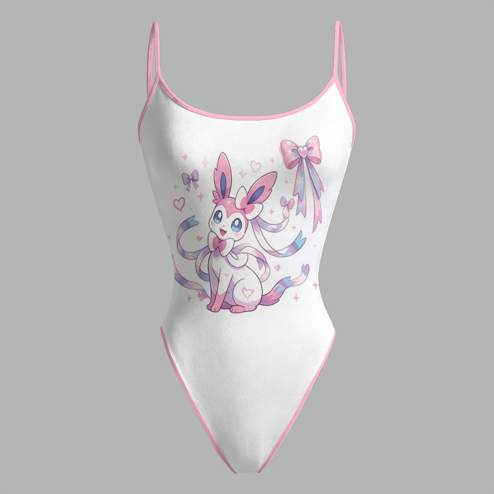 Pokémon Bodysuit & Stretch Denim Shorts Two-Piece Set