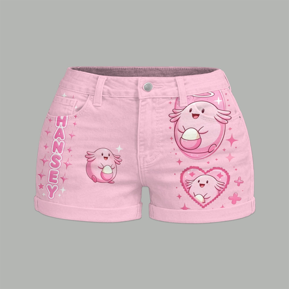 Pokémon Bodysuit & Stretch Denim Shorts Two-Piece Set
