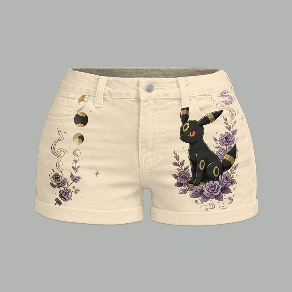 Pokémon Bodysuit & Stretch Denim Shorts Two-Piece Set
