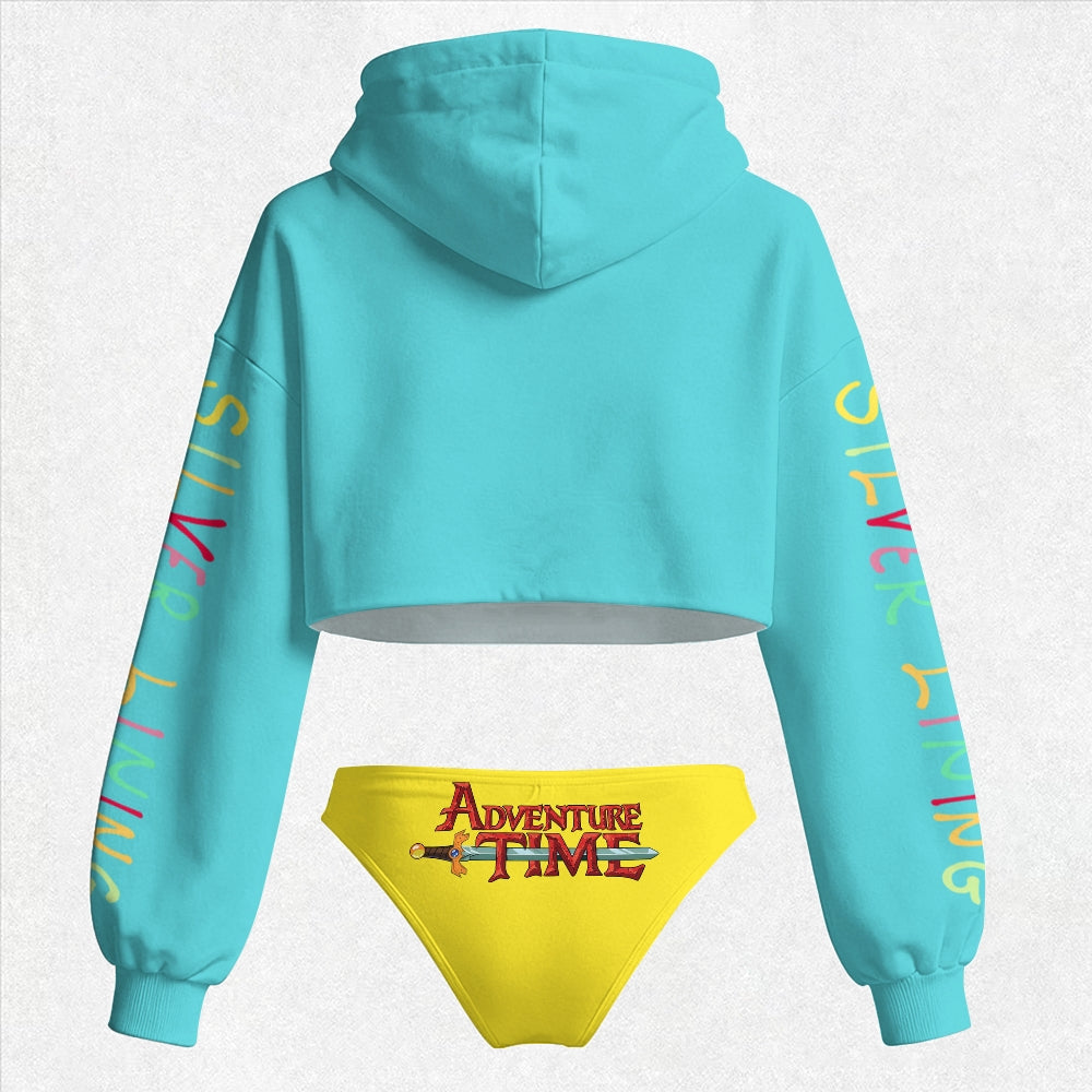 "Adventure Time" Women's Hooded Thicken Suit Set