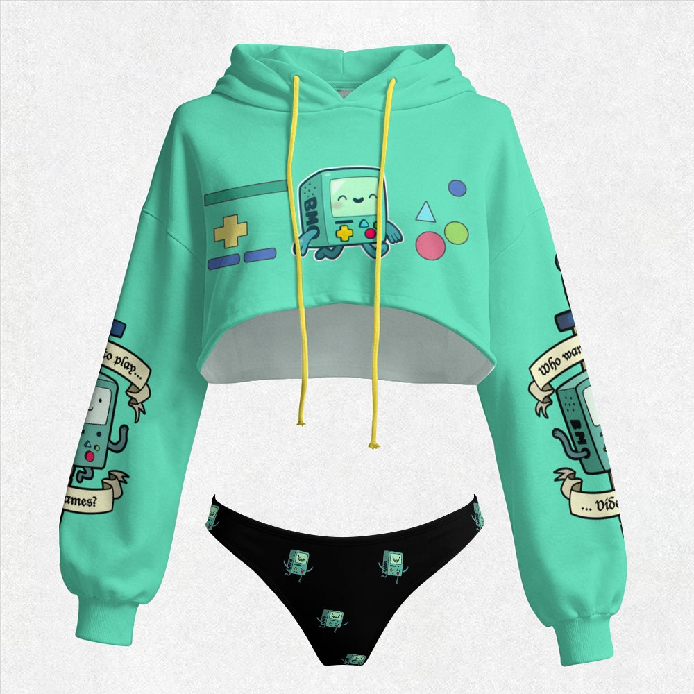 "Adventure Time" Women's Hooded Thicken Suit Set