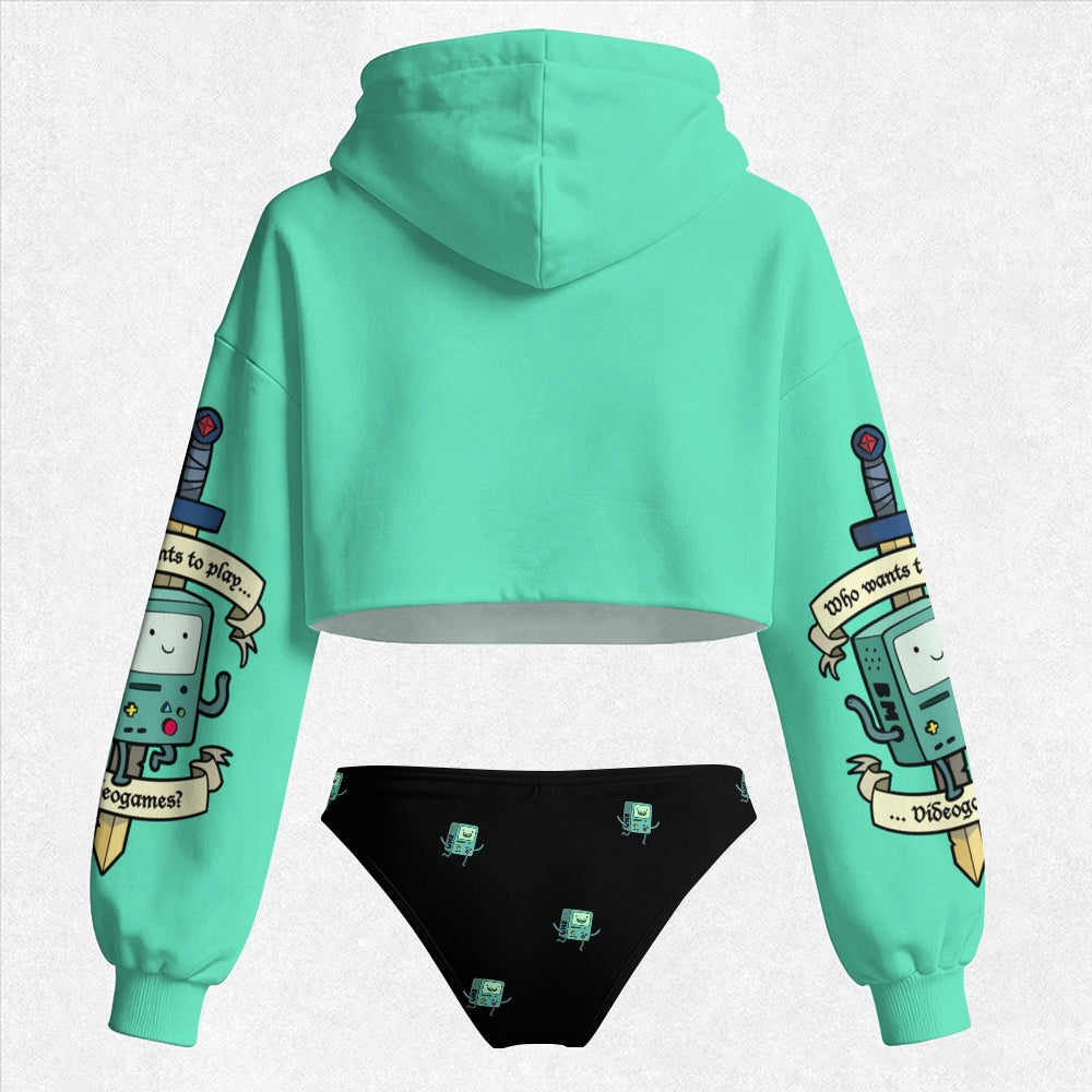 "Adventure Time" Women's Hooded Thicken Suit Set