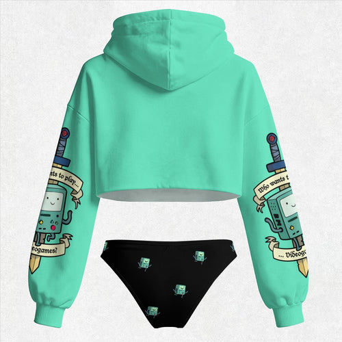 "Adventure Time" Women's Hooded Thicken Suit Set