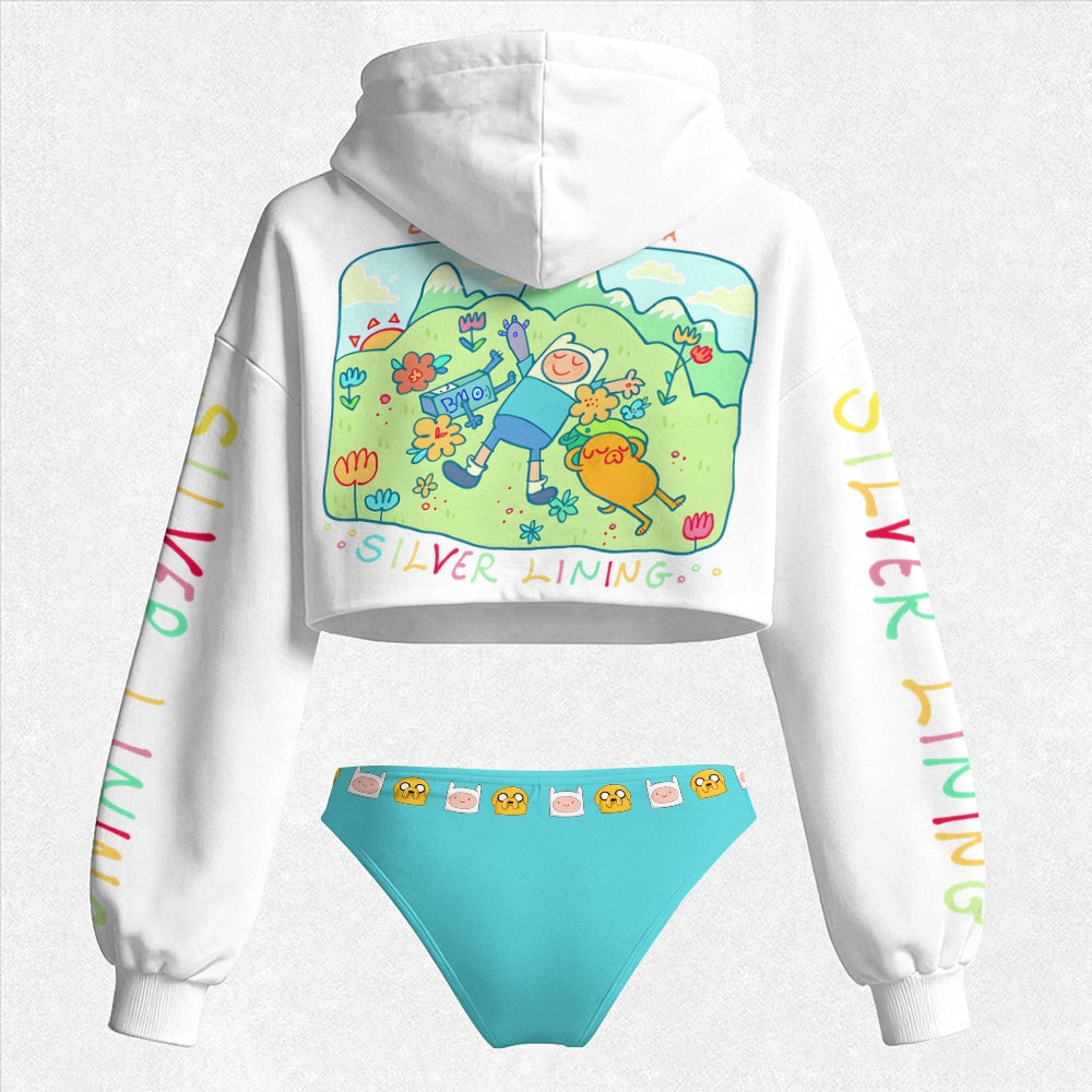 "Adventure Time" Women's Hooded Thicken Suit Set