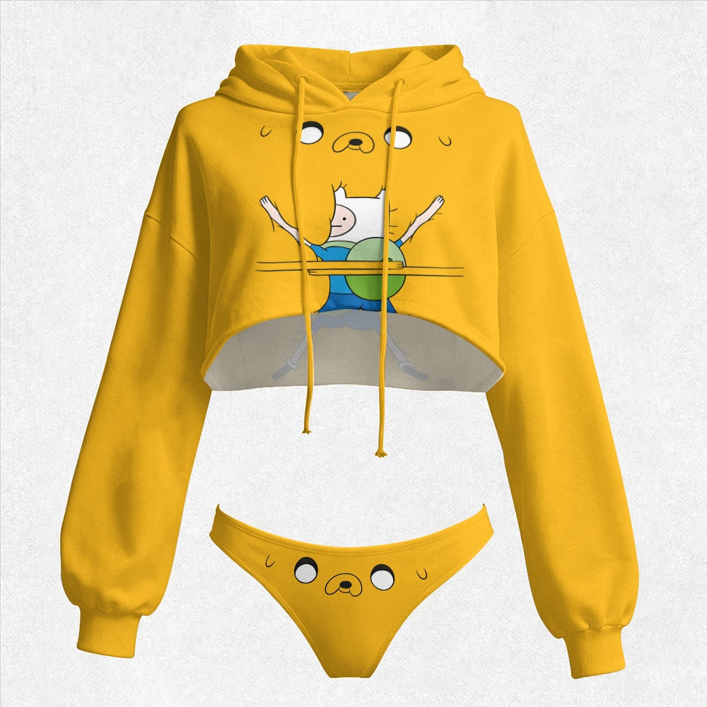 "Adventure Time" Women's Hooded Thicken Suit Set