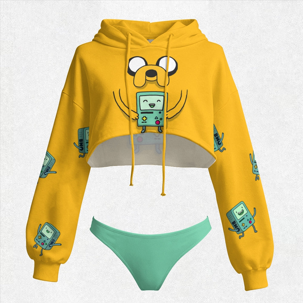 "Adventure Time" Women's Hooded Thicken Suit Set