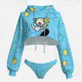 "Adventure Time" Women's Hooded Thicken Suit Set