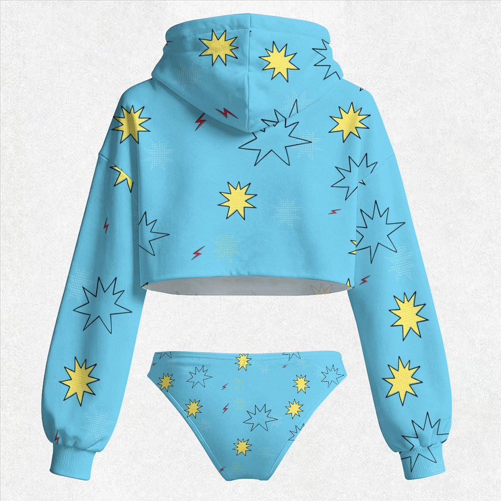 "Adventure Time" Women's Hooded Thicken Suit Set