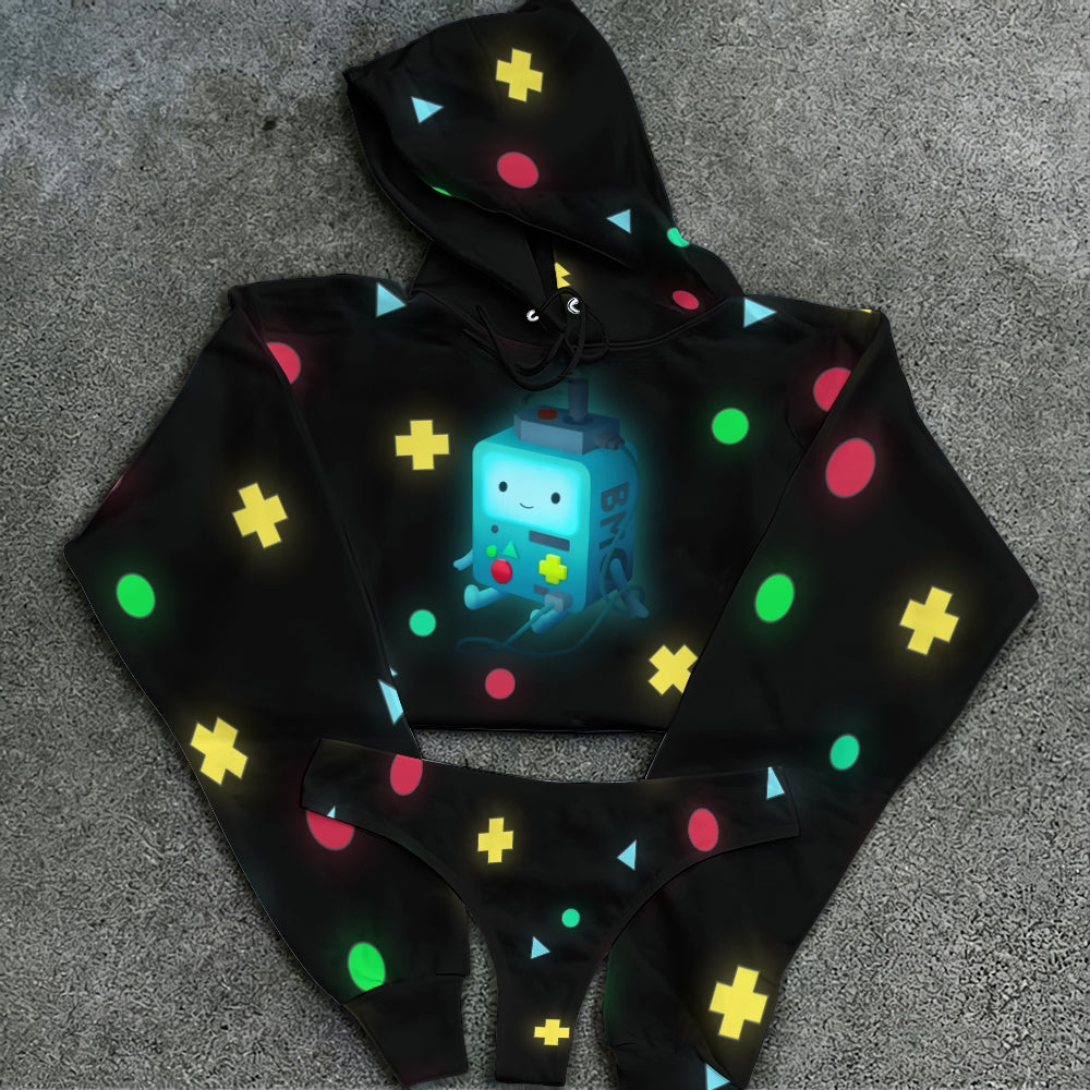 "Adventure Time" Women's Hooded Thicken Suit Set