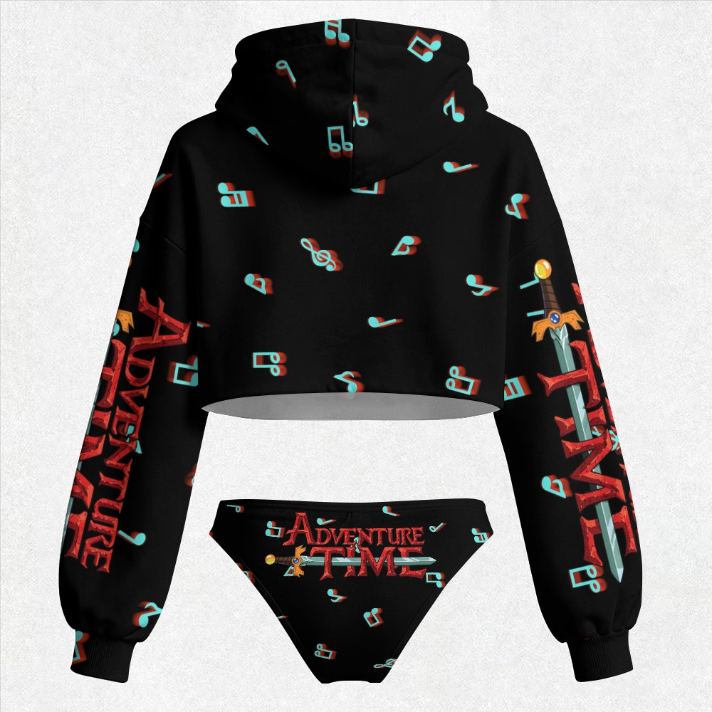 "Adventure Time" Women's Hooded Thicken Suit Set