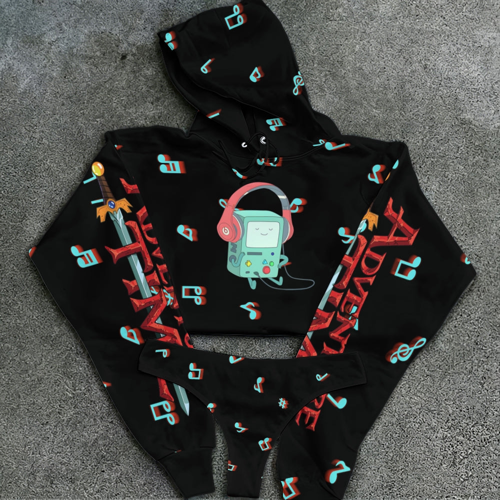 "Adventure Time" Women's Hooded Thicken Suit Set