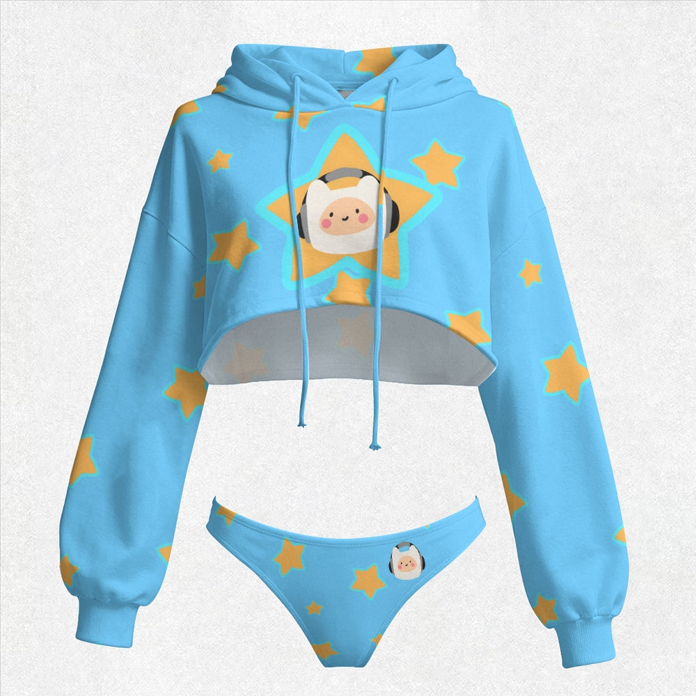 "Adventure Time" Women's Hooded Thicken Suit Set