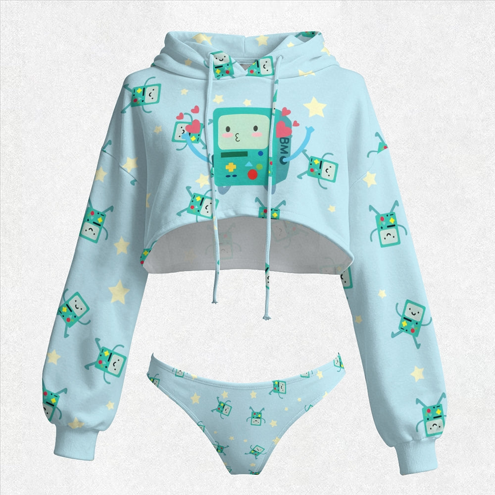 "Adventure Time" Women's Hooded Thicken Suit Set
