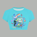 "Adventure Time" Women T-Shirt  & Elasticated Trousers Two-Piece Set