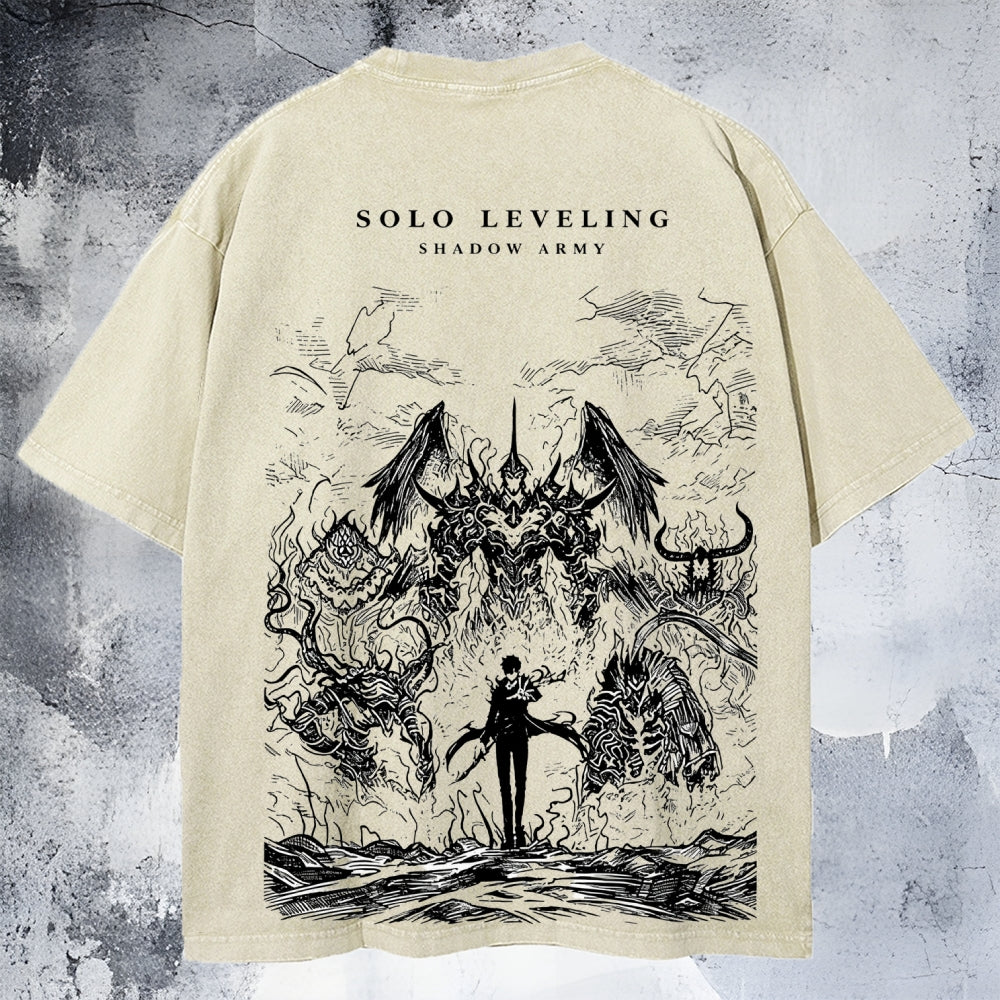 Vintage Oversized T-Shirt sololeveling