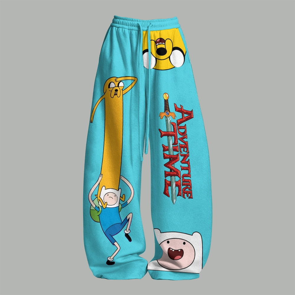 "Adventure Time" Women T-Shirt  & Elasticated Trousers Two-Piece Set