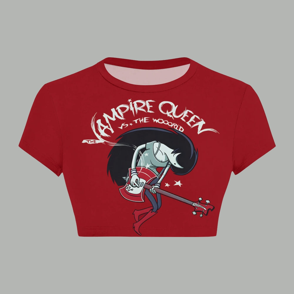 "Adventure Time" Women T-Shirt  & Elasticated Trousers Two-Piece Set