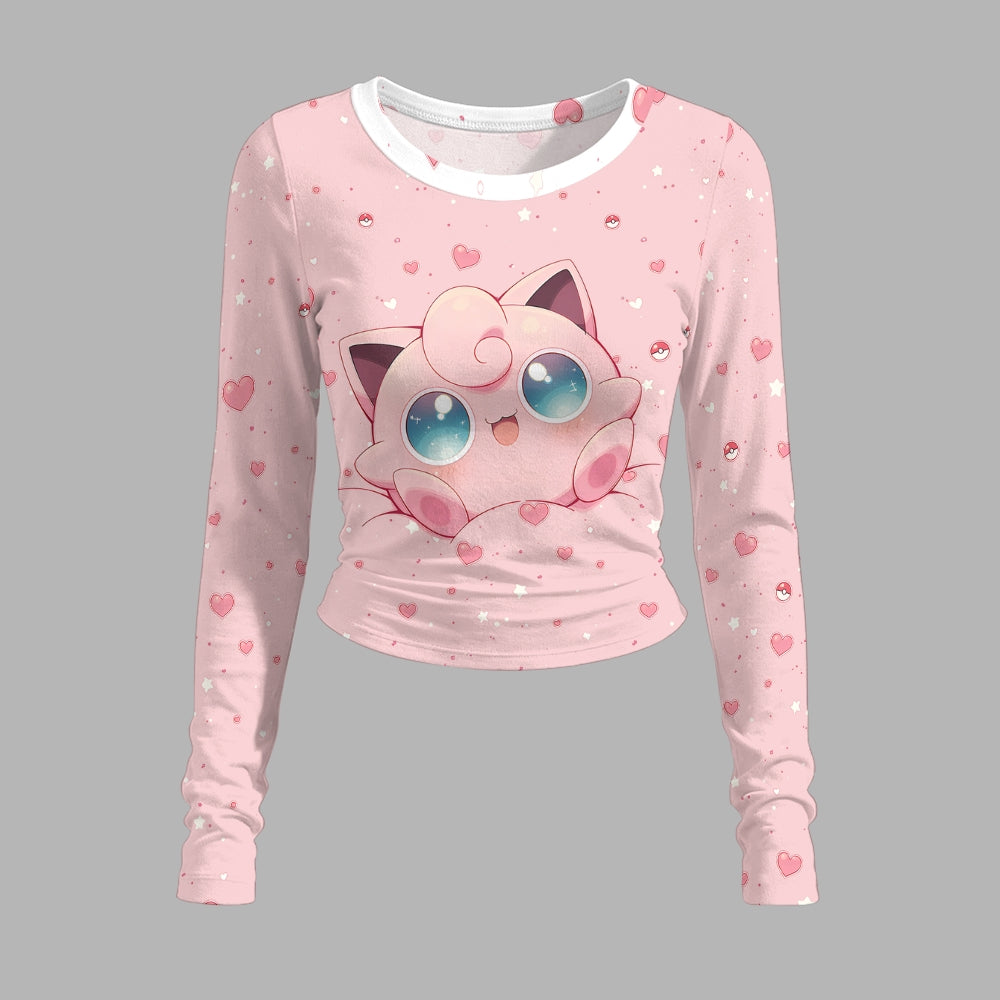 Pokémon Long-sleeved double-layer stretch pants set