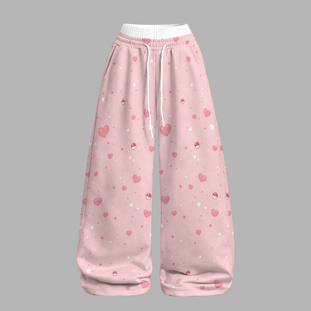 Pokémon Long-sleeved double-layer stretch pants set