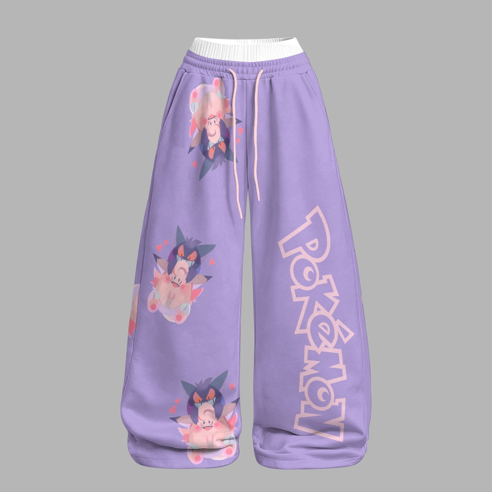 Pokémon Long-sleeved double-layer stretch pants set