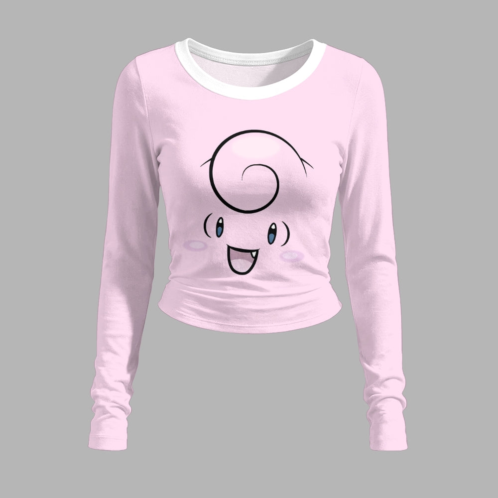 Pokémon Long-sleeved double-layer stretch pants set