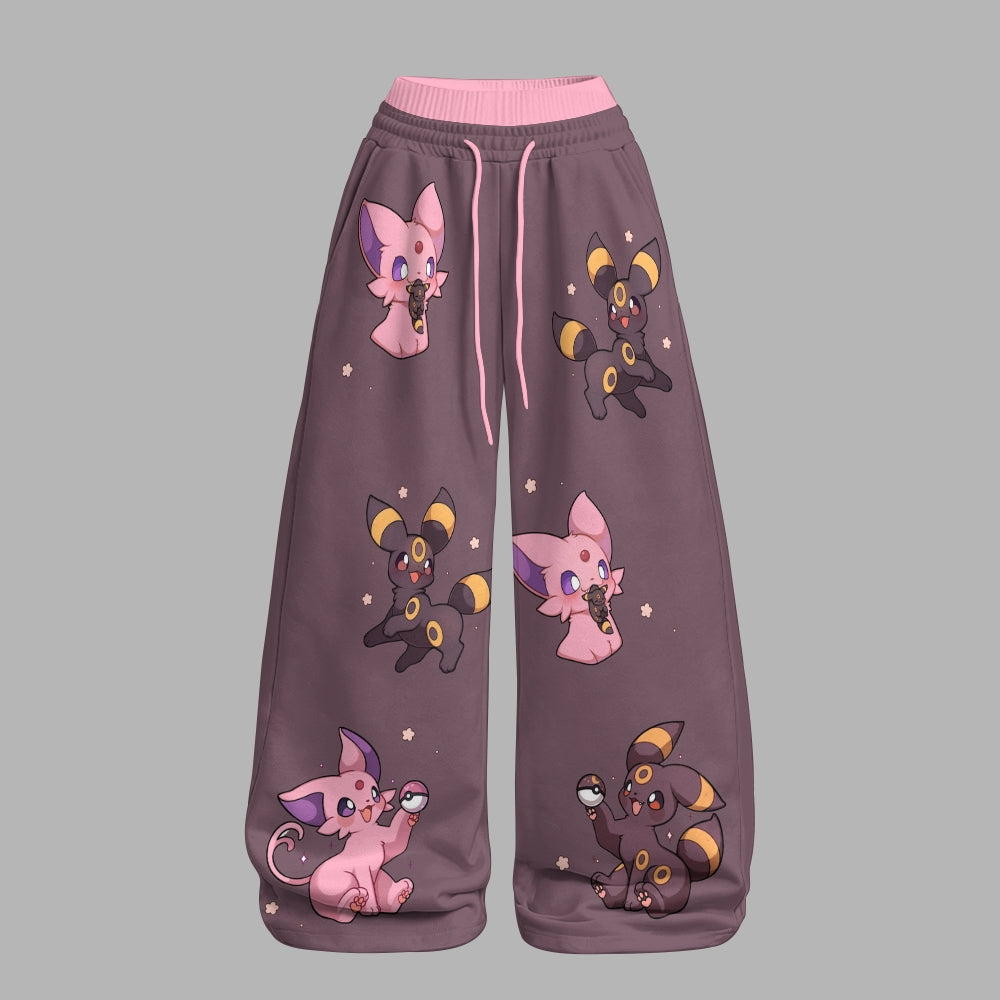 Pokémon Long-sleeved double-layer stretch pants set