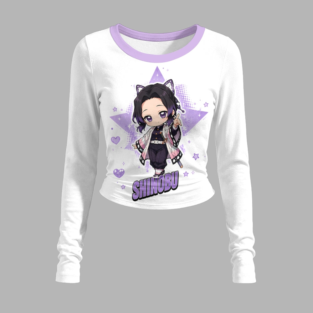 Demon Slayer Long-Sleeved Double-Layer Stretch Pants Set