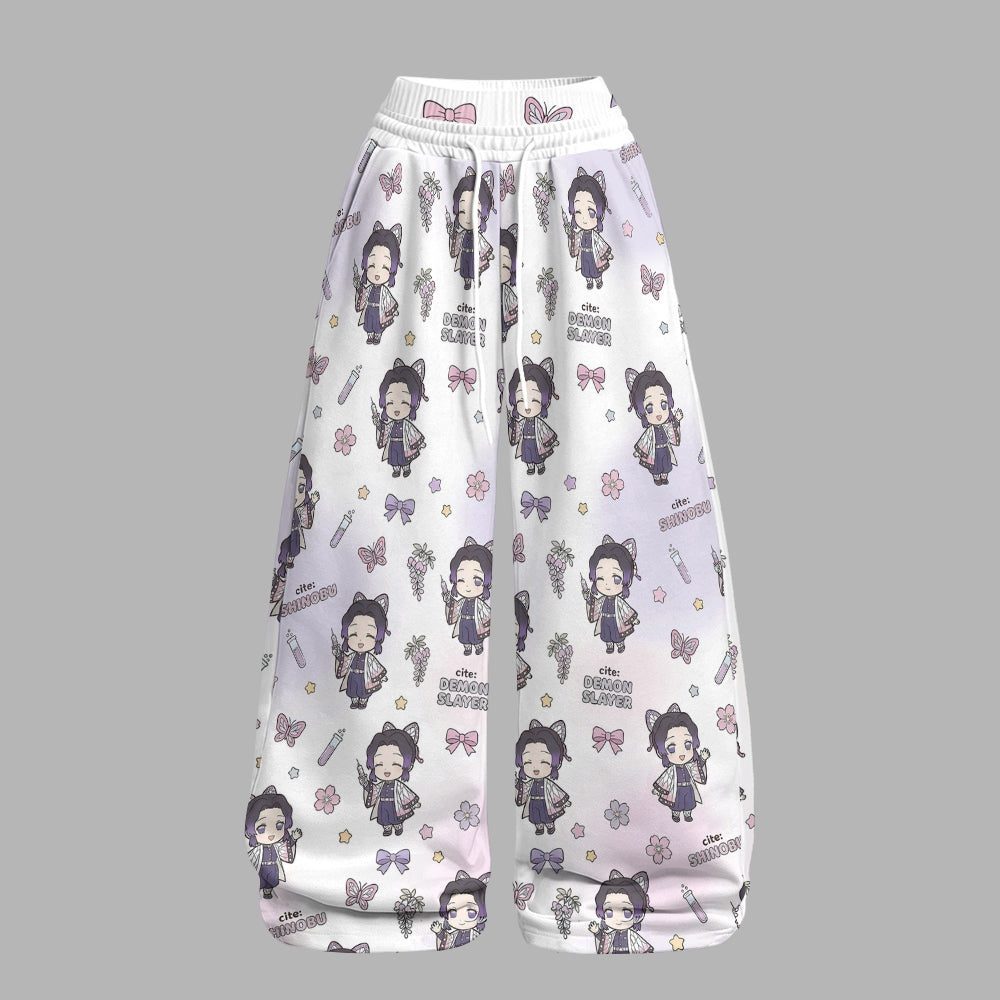 Demon Slayer Long-Sleeved Double-Layer Stretch Pants Set