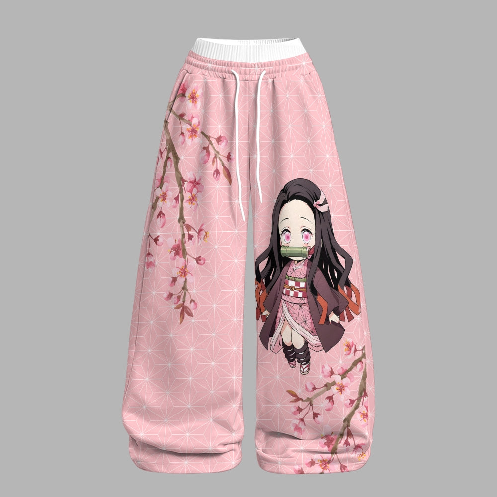 Demon Slayer Long-Sleeved Double-Layer Stretch Pants Set