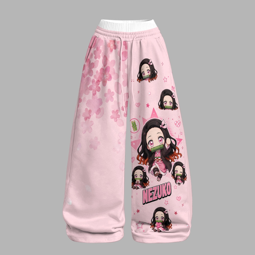 Demon Slayer Long-Sleeved Double-Layer Stretch Pants Set