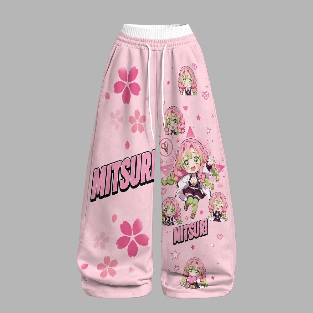 Demon Slayer Long-Sleeved Double-Layer Stretch Pants Set